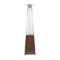 Merrick Lane Stainless Steel Pyramid Shape Portable Outdoor Patio Heater - 7.5 Feet Tall
